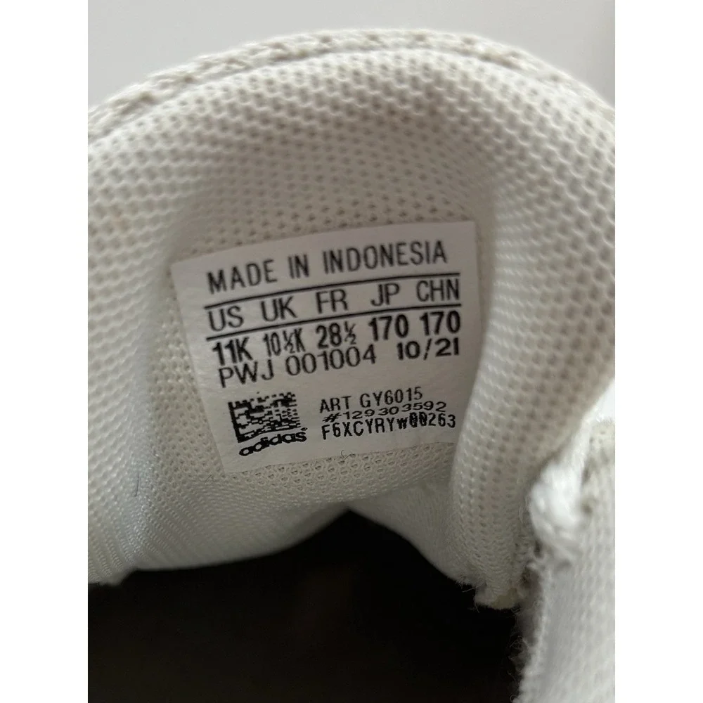 Adidas Breaknet Athletic Shoes Little Kid's‎ Size 11 White Pink